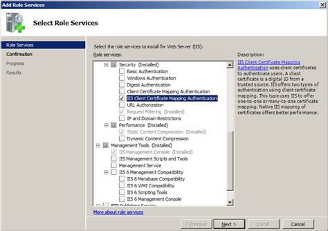 configure iis for smart card authentication|iis mapping authentication.